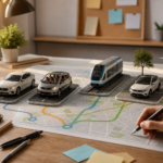 Comment choisir entre voiture, covoiturage, train et autopartage pour un trajet ponctuel