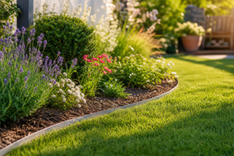 Comment installer une bordure de jardin propre et durable sans béton : matériaux, tracé et erreurs à éviter