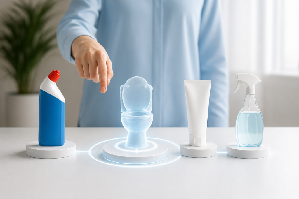 Gel WC, crème nettoyante ou spray multi-usages : quel produit choisir pour nettoyer les toilettes efficacement ? — illustration 1