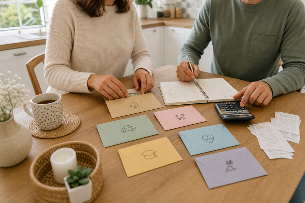 Budget familial par enveloppes : la méthode simple pour mieux contrôler les dépenses du foyer — illustration 1