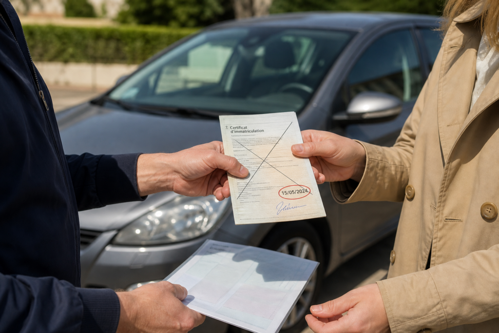 Carte grise barrée lors de la vente d’un véhicule : comment la remplir, la signer et éviter les erreurs — illustration 1