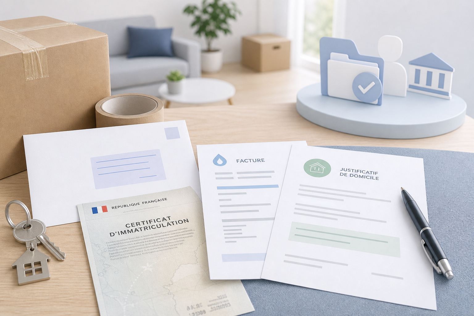 Changement d’adresse sur la carte grise : la démarche en ligne sans erreur et les justificatifs à préparer