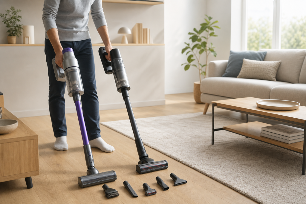 Checklist avant d’acheter un aspirateur-balai : les points à vérifier pour choisir un modèle adapté à votre logement — illustration 1
