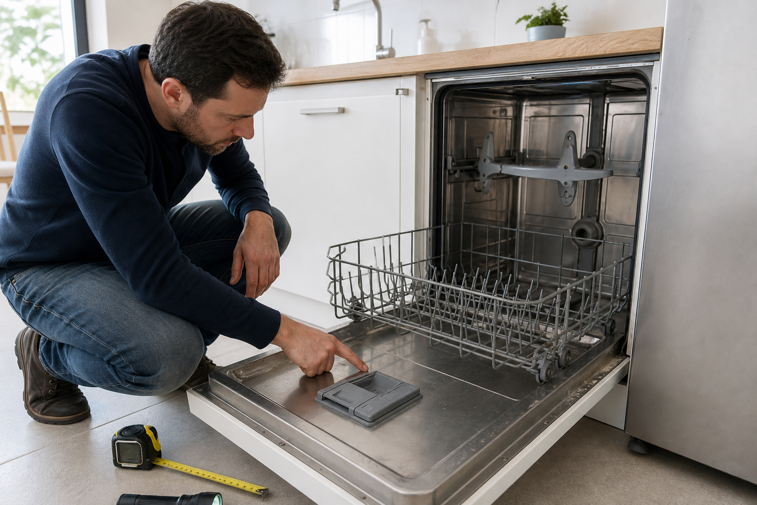 Checklist avant d’acheter un lave-vaisselle d’occasion : les points à vérifier pour éviter les pannes, les fuites et le mauvais format