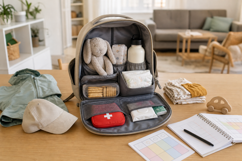 Checklist sac de sortie enfant : la méthode simple pour ne rien oublier selon l’âge et la durée — illustration 1