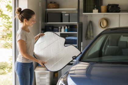 Comment choisir et utiliser un pare-soleil de pare-brise pour garder l’habitacle plus frais en été