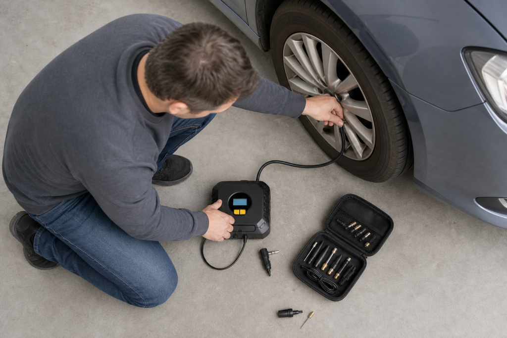 Comment choisir un gonfleur de pneus 12 V pour sa voiture : les critères utiles avant d’acheter — illustration 1