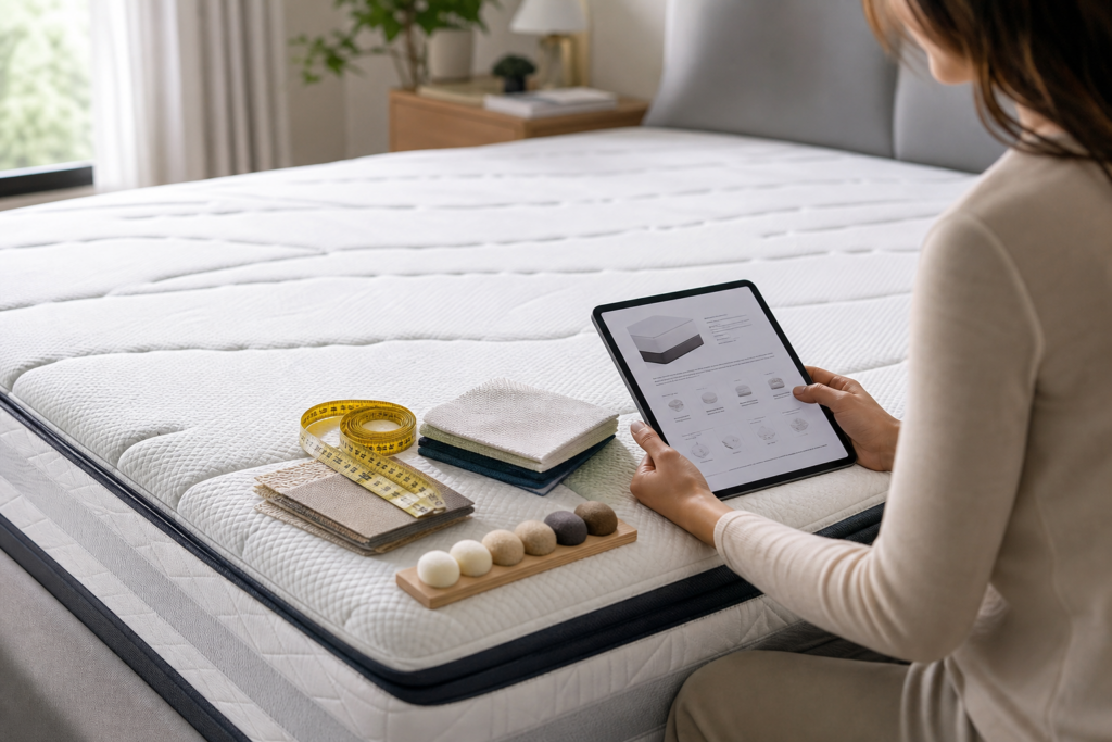 Comment choisir un matelas en ligne sans l’essayer : les critères vraiment utiles à comparer avant d’acheter — illustration 1