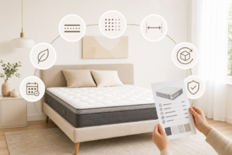 Comment choisir un matelas en ligne sans l’essayer : les critères vraiment utiles à comparer avant d’acheter
