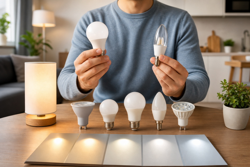 Comment choisir une lampe LED vraiment économe pour la maison : température de couleur, puissance et usages à comparer — illustration 1