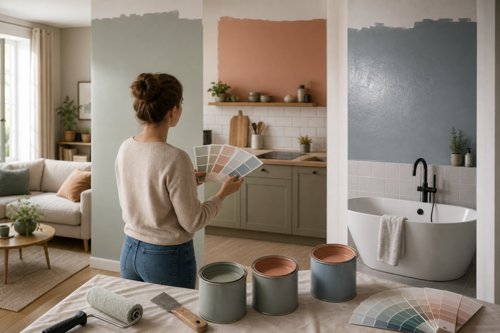 Comment choisir une peinture lessivable selon la pièce de la maison sans se tromper — illustration 1