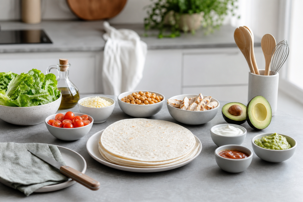 Comment composer 5 dîners simples avec des wraps pour varier les repas sans cuisiner longtemps — illustration 1