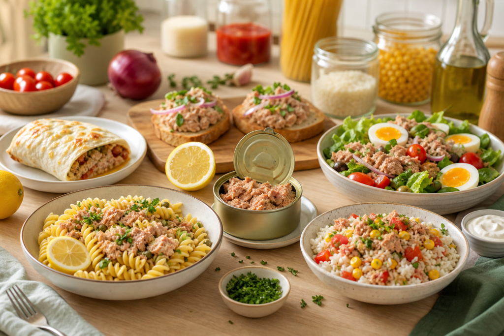 Comment composer 5 repas simples avec du thon en boîte sans répéter le même plat — illustration 1