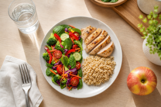 Comment construire un déjeuner équilibré sans peser les aliments : la méthode visuelle simple avec l’assiette