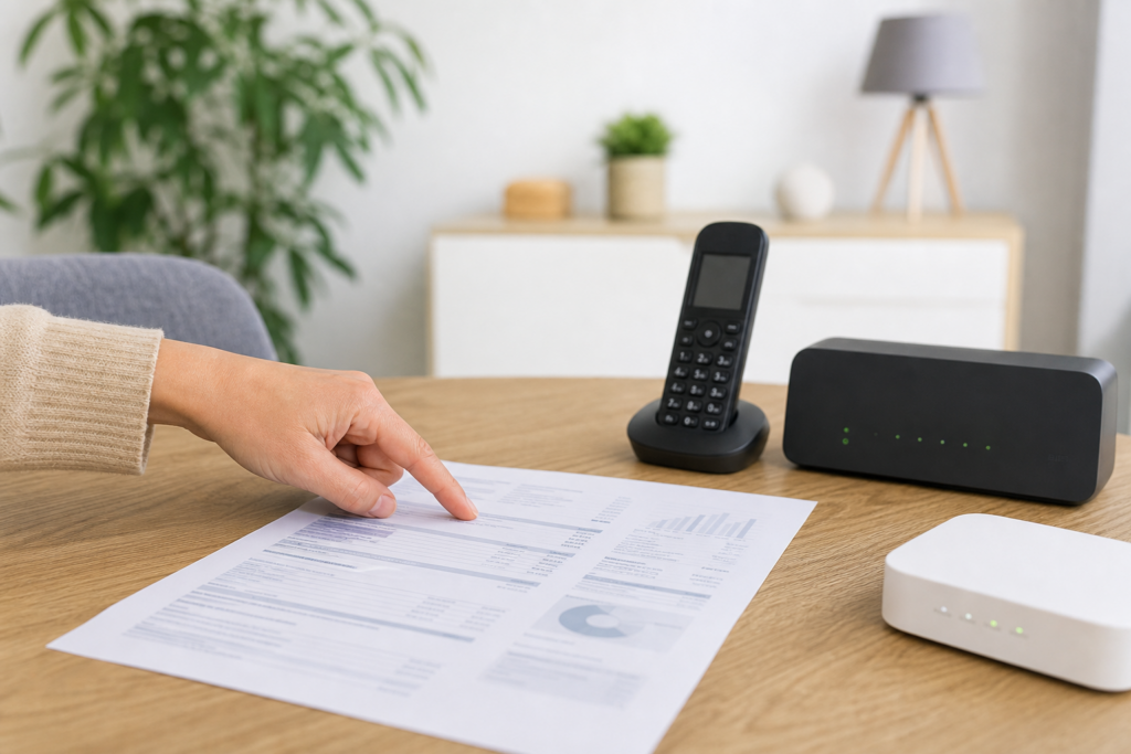 Comment demander et vérifier une facture détaillée de téléphone, internet ou mobile pour repérer les services facturés en plus — illustration 1