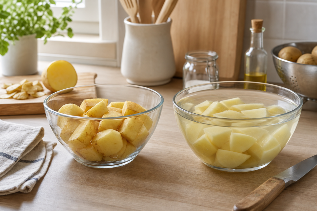 Comment empêcher les pommes de terre coupées de noircir avant cuisson : 6 astuces simples et efficaces — illustration 1