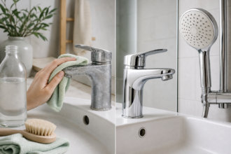 Comment enlever le tartre sur les robinets et la pomme de douche sans les abîmer