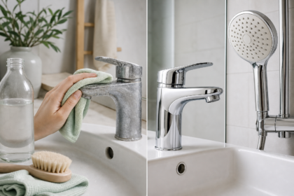 Comment enlever le tartre sur les robinets et la pomme de douche sans les abîmer