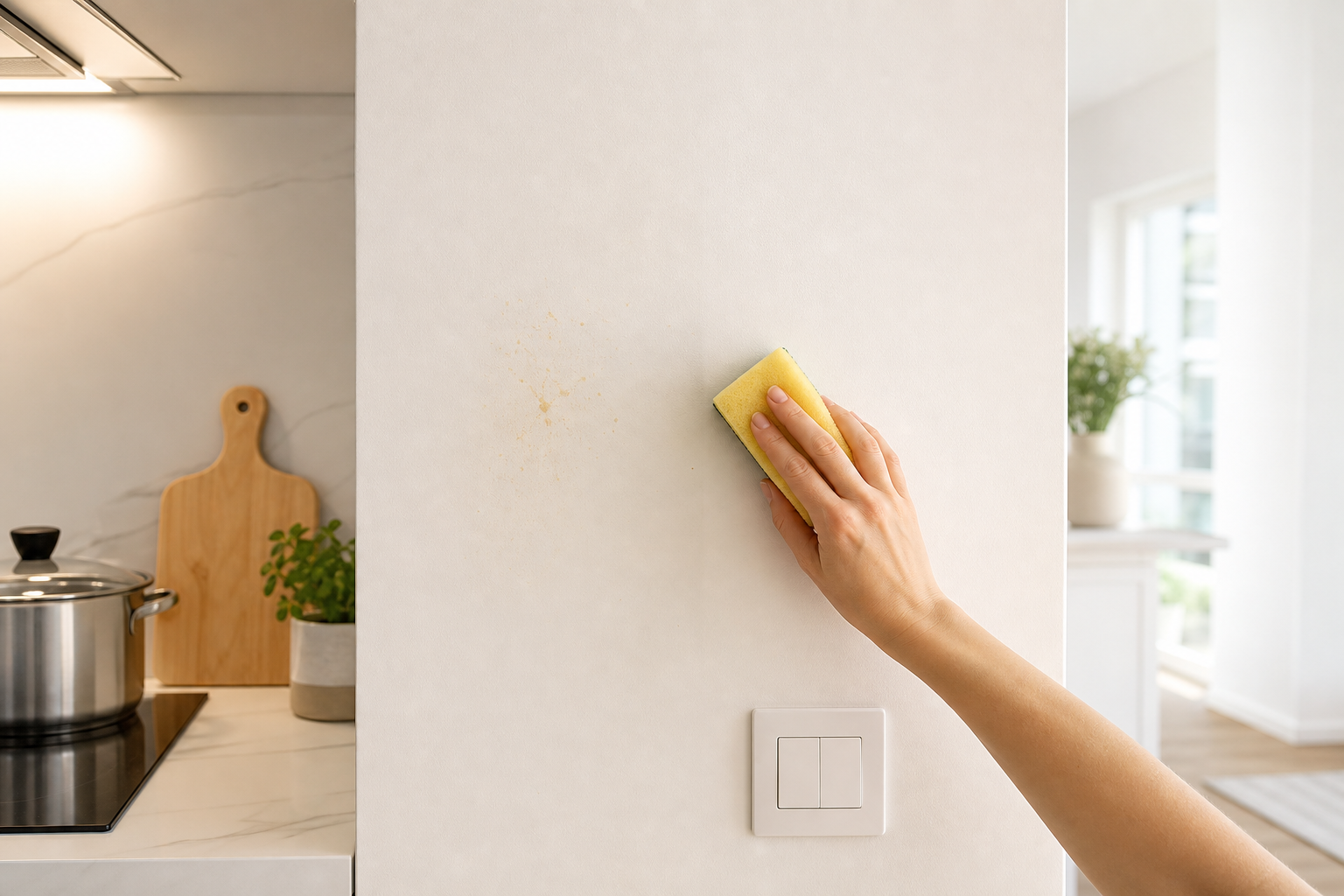 Comment enlever les taches de graisse sur un mur peint sans laisser d’auréole