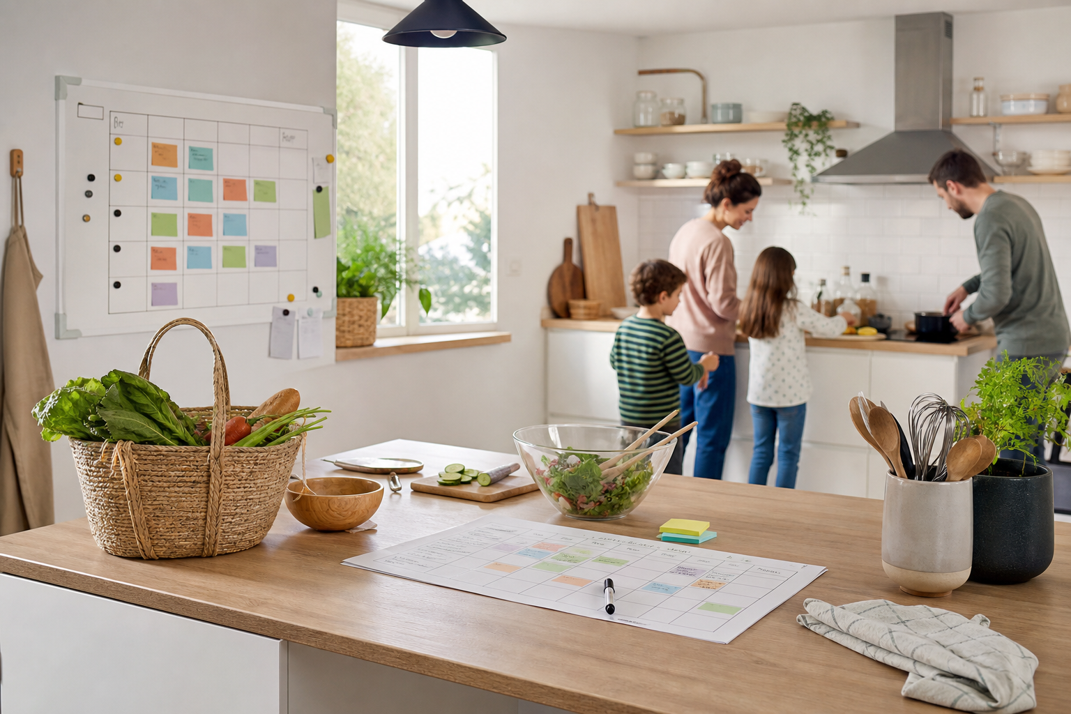 Comment mettre en place un planning familial hebdomadaire qui tient vraiment sans tout rigidifier