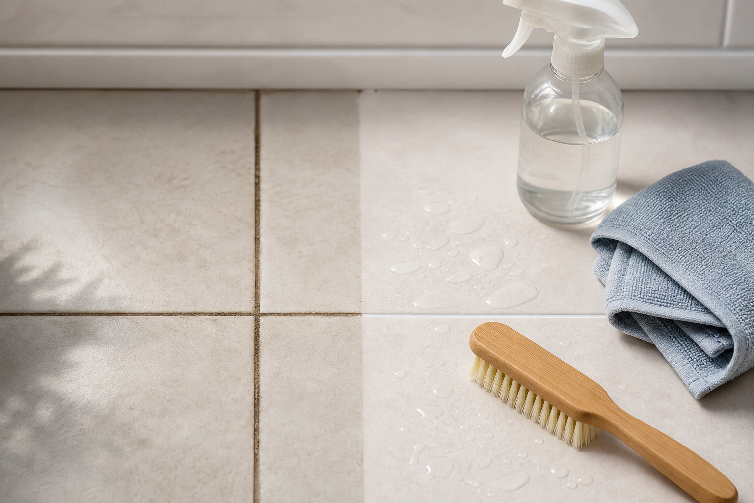 Comment nettoyer les joints de carrelage très encrassés sans produits agressifs : méthode simple, erreurs à éviter et entretien durable
