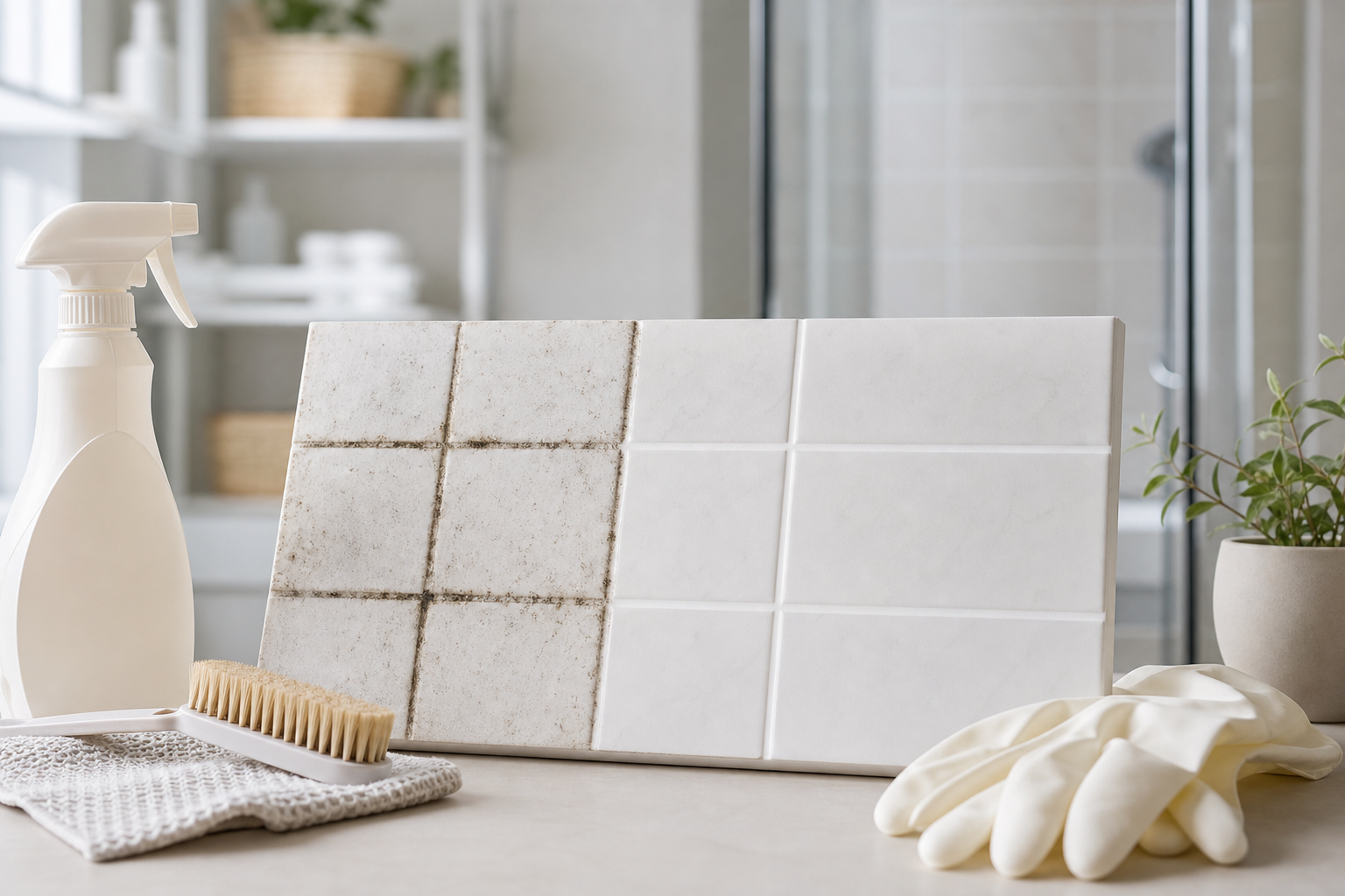 Comment nettoyer les joints de salle de bain moisis sans les abîmer : méthode simple, produits utiles et erreurs à éviter