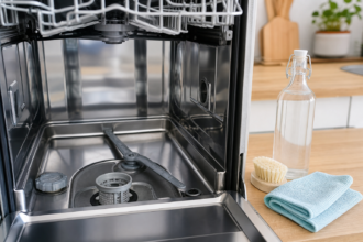 Comment nettoyer un lave-vaisselle qui sent mauvais sans l’abîmer : le guide simple pour retrouver une machine propre