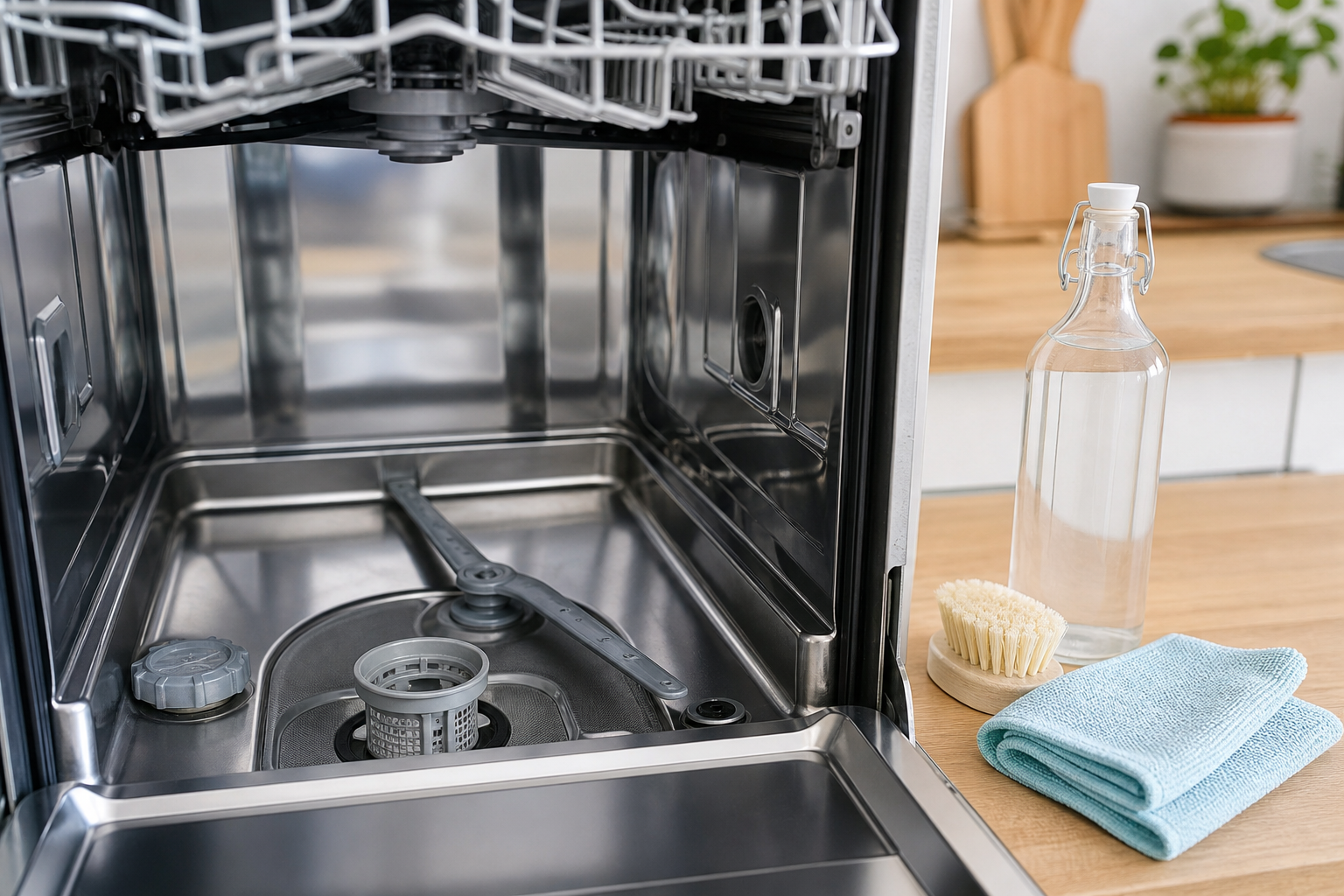 Comment nettoyer un lave-vaisselle qui sent mauvais sans l’abîmer : le guide simple pour retrouver une machine propre