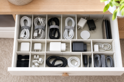 Comment organiser le rangement des câbles et chargeurs à la maison pour ne plus les chercher partout