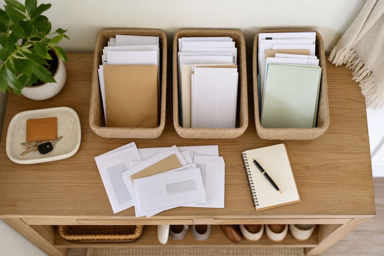 Comment organiser le tri du courrier à la maison pour ne plus rater une facture, une convocation ou un document important