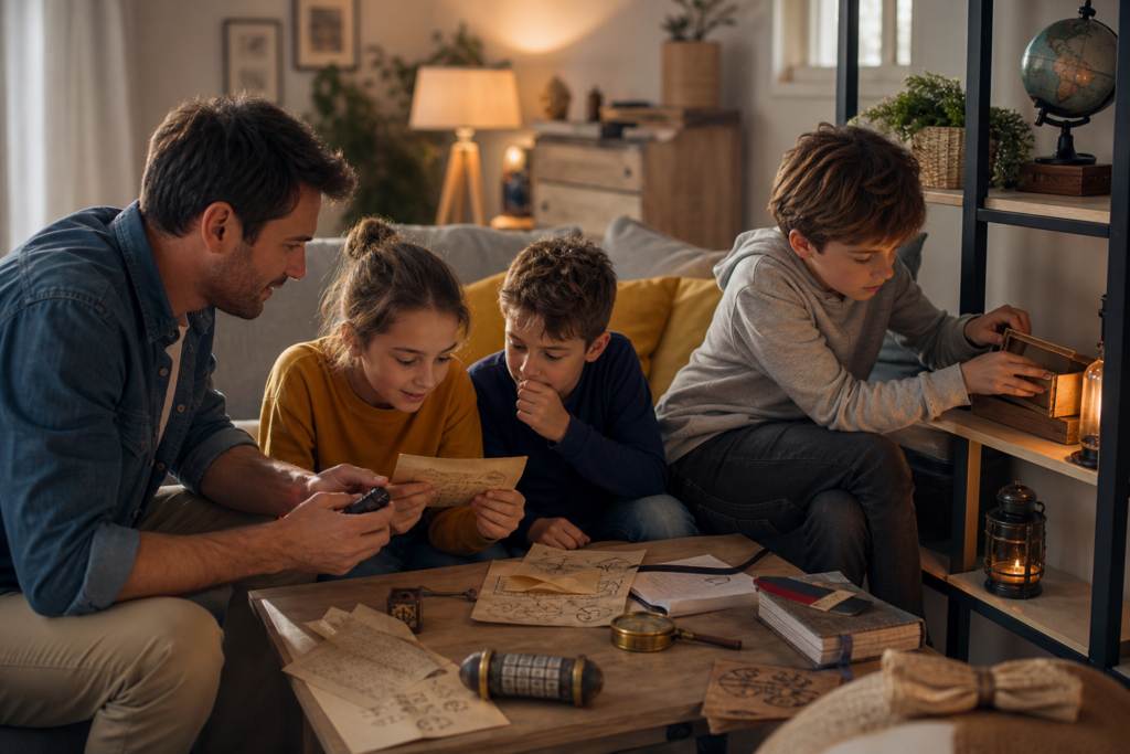 Comment organiser un escape game à la maison avec des enfants ou des amis : méthode simple, idées d’énigmes et erreurs à éviter — illustration 1