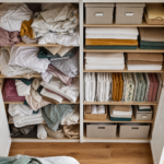 Comment organiser un placard de linge de maison pour gagner de la place et retrouver draps, serviettes et housses en un clin d’œil