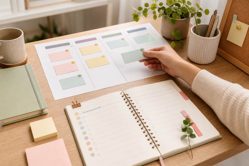 Comment organiser un suivi de tâches hebdomadaire avec une simple to-do list, un tableau et des rappels pour ne rien oublier — illustration 1