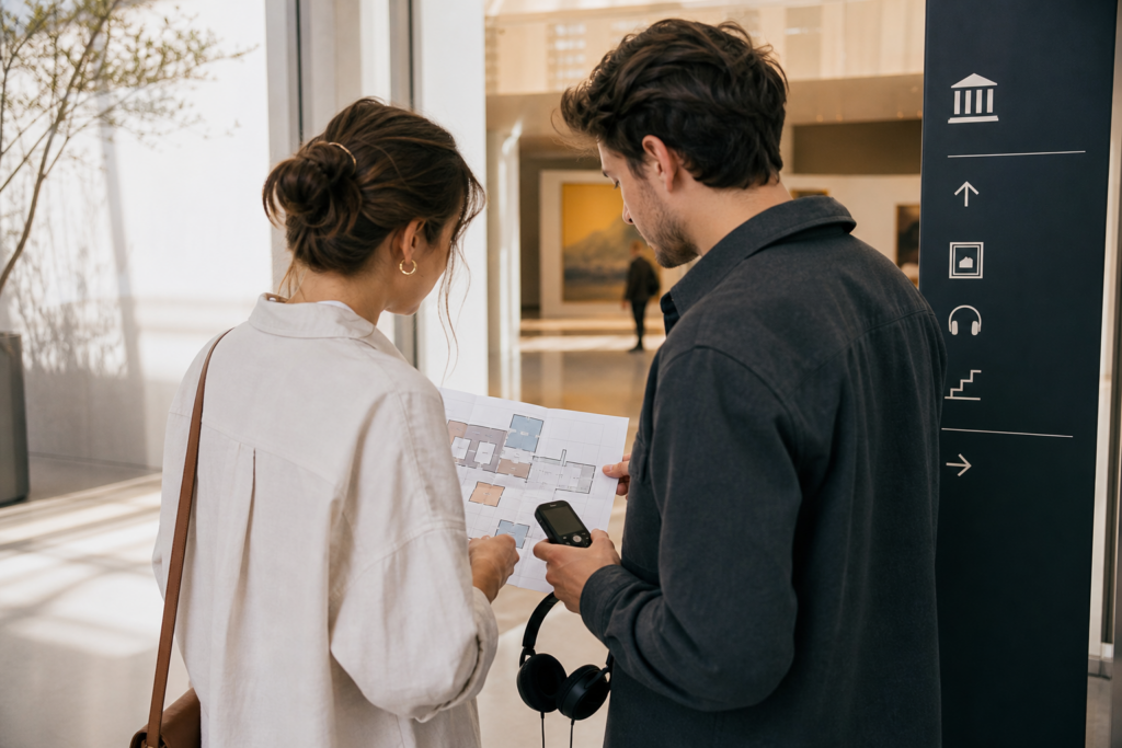 Comment organiser une visite d’exposition avec un audioguide pour mieux comprendre les œuvres sans se sentir perdu — illustration 1