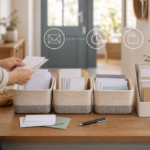 Comment organiser une zone courrier et papiers du quotidien à la maison pour ne plus rien perdre