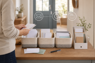 Comment organiser une zone courrier et papiers du quotidien à la maison pour ne plus rien perdre