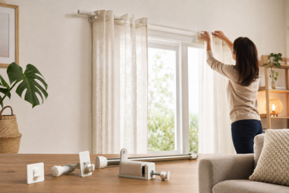 Comment poser une tringle à rideaux sans percer un mur fragile : solutions simples, fixations et erreurs à éviter