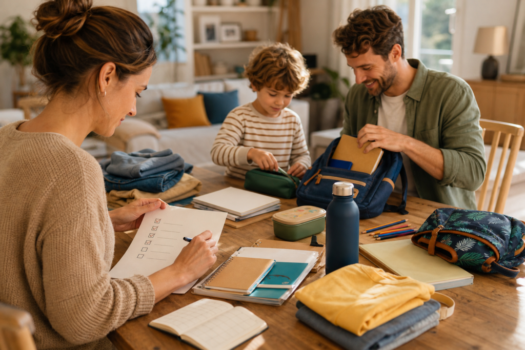 Comment préparer la rentrée des parents sans s’épuiser : checklist simple pour anticiper les semaines chargées — illustration 1