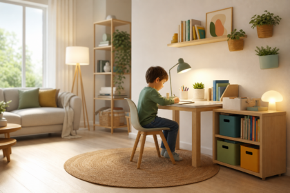 Comment préparer un coin devoirs adapté à l’âge de son enfant sans transformer la maison en salle de classe