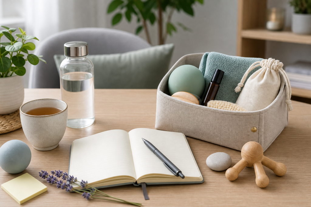 Comment préparer une boîte à outils anti-stress pour le bureau : 12 objets et réflexes simples à garder sous la main — illustration 1