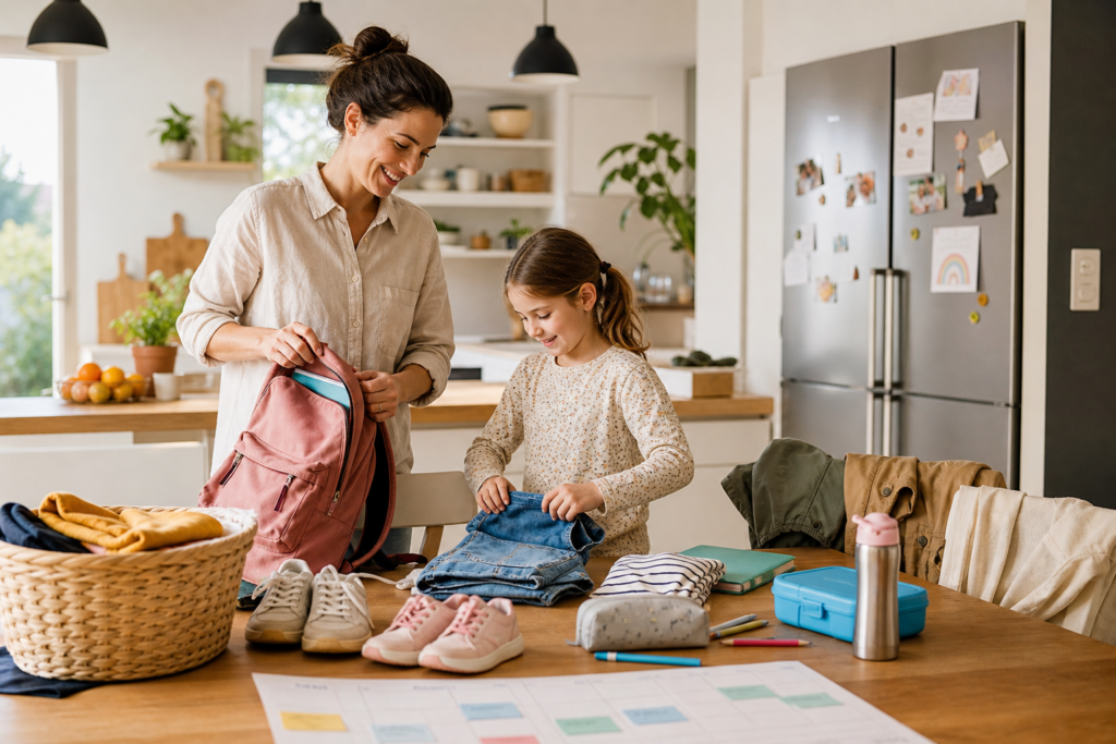 Comment préparer une routine du dimanche soir pour lancer la semaine familiale sans stress — illustration 1