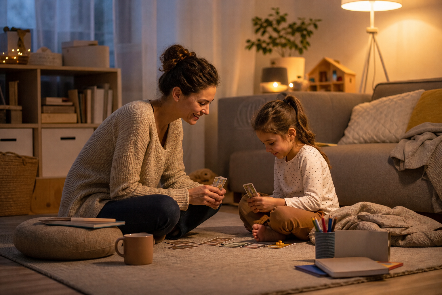 Comment préparer une soirée sans écrans avec son enfant : 12 idées simples pour créer un vrai moment de parent à parent