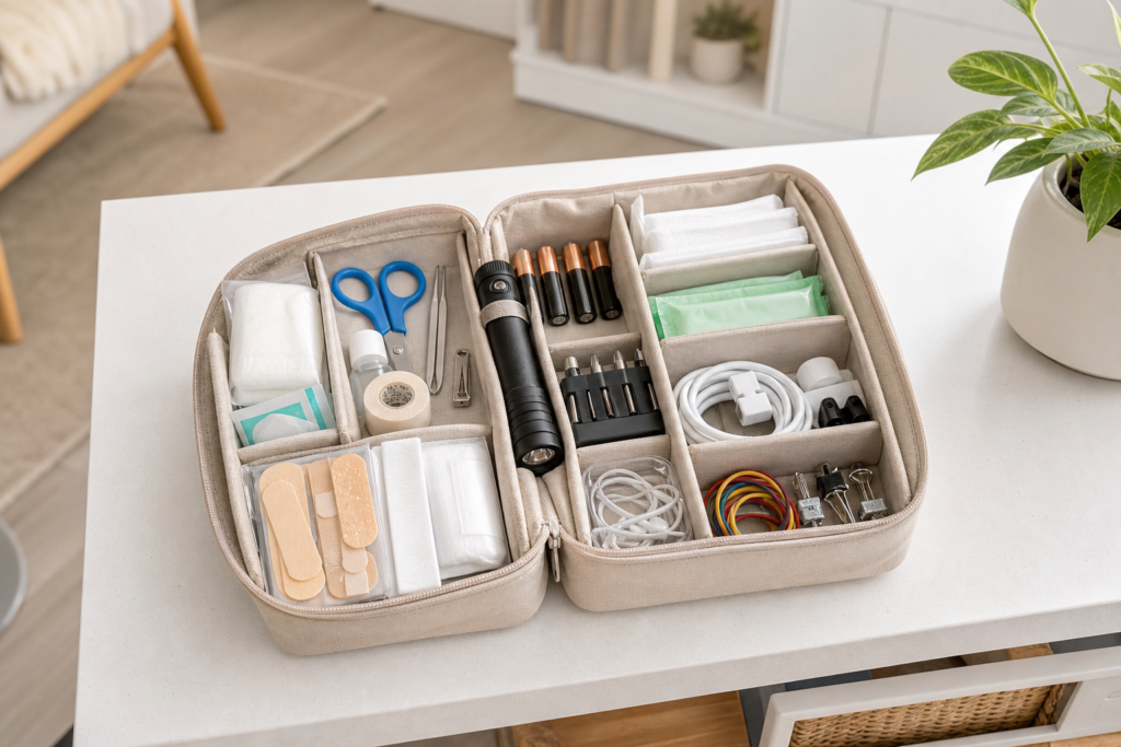 Comment préparer une trousse d’urgence du quotidien à la maison pour gérer les petits imprévus sans chercher partout — illustration 1