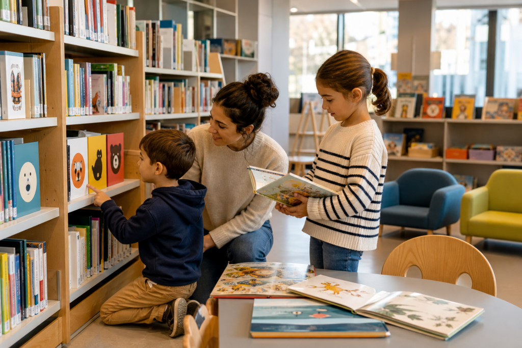 Comment préparer une visite de médiathèque avec des enfants pour en faire une sortie vraiment réussie — illustration 1