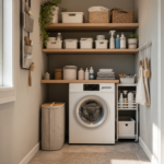 Comment ranger une petite buanderie quand on manque de place : méthode simple par zones