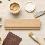 Comment reboucher proprement un petit trou dans le bois avant peinture : méthode simple avec pâte à bois, ponçage et finition