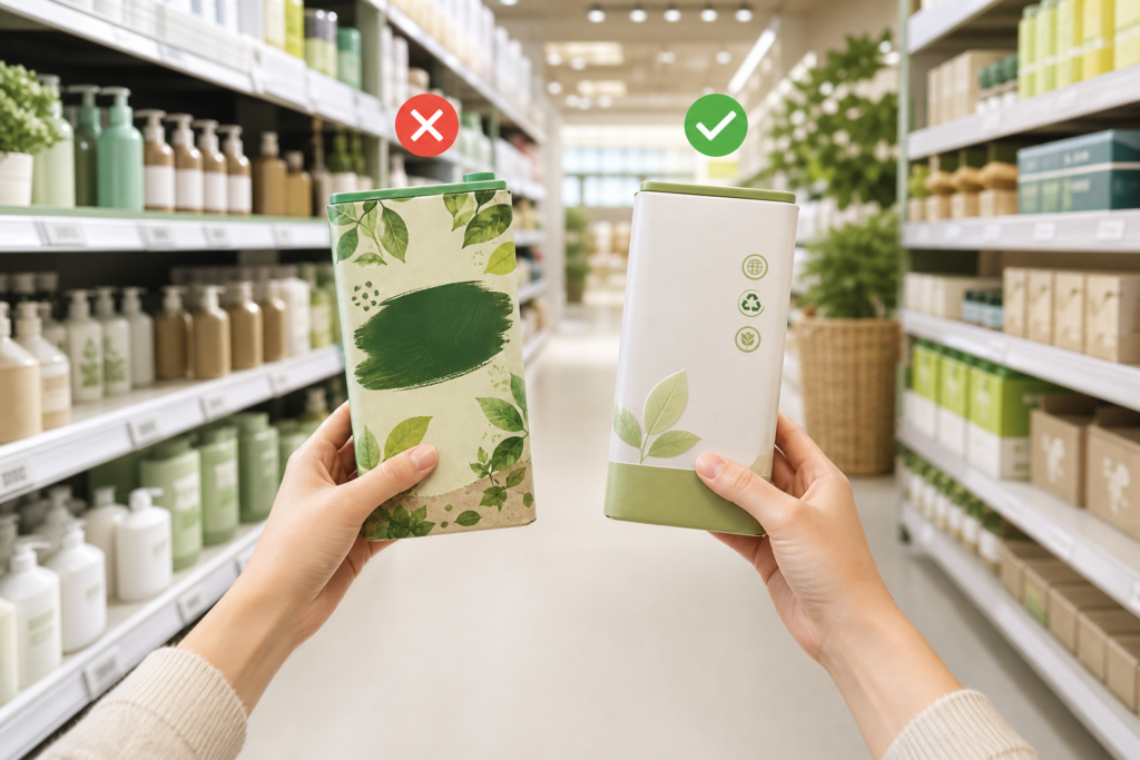 Comment reconnaître un emballage éco-responsable trompeur en magasin : la méthode simple en 5 réflexes — illustration 1