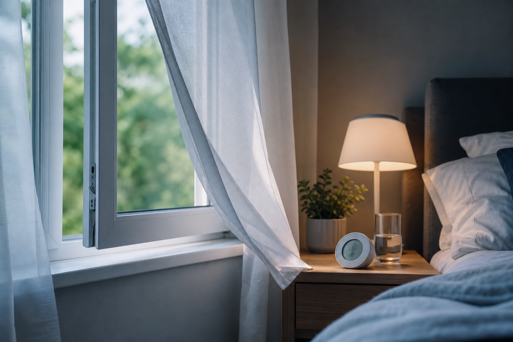 Comment régler la température et la ventilation de sa chambre pour mieux dormir sans se réveiller la nuit — illustration 1