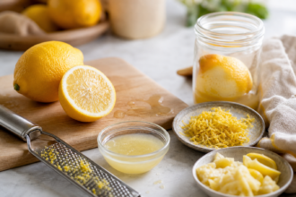 Comment utiliser le citron en cuisine sans le gaspiller : 12 usages simples de l’achat au zeste