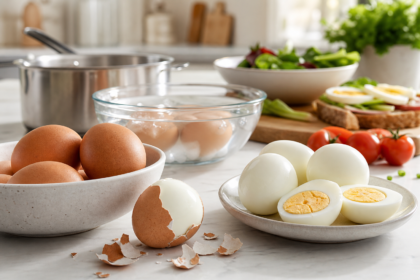 Cuisson des œufs durs : la méthode simple pour les écaler facilement à chaque fois